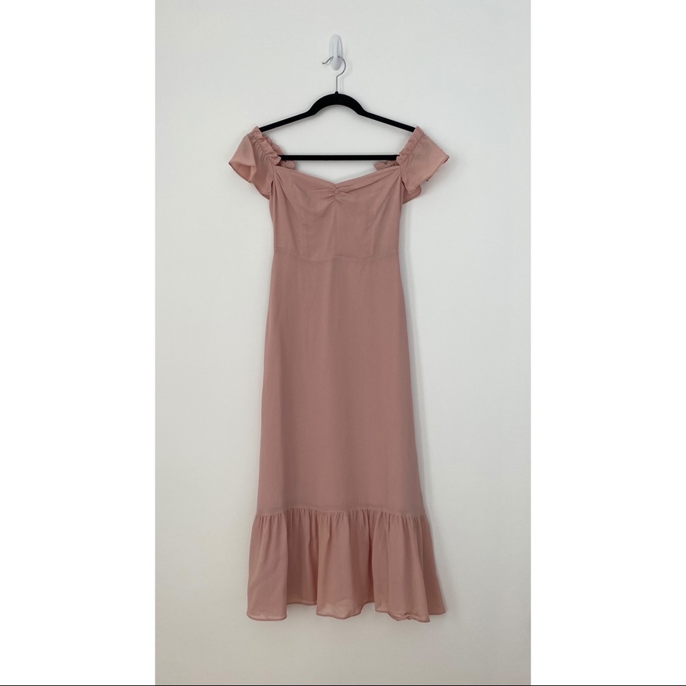 Reformation | blush Butterfly dress